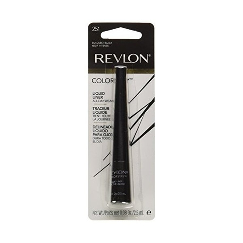 Revlon Colorstay Ojos Líquido, Más Negro Negro