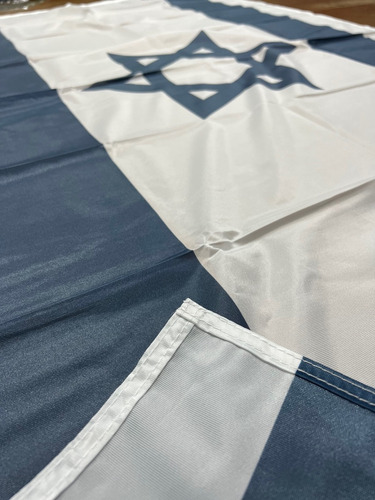 Imagen 4 de 5 de Bandera De Israel * 90x150cm ** Calidad Premium Reforzada **