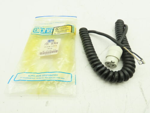 Alpha Wire Corporation 725 Black 2/c: 18 Awg (41/34) Tc  Ssc