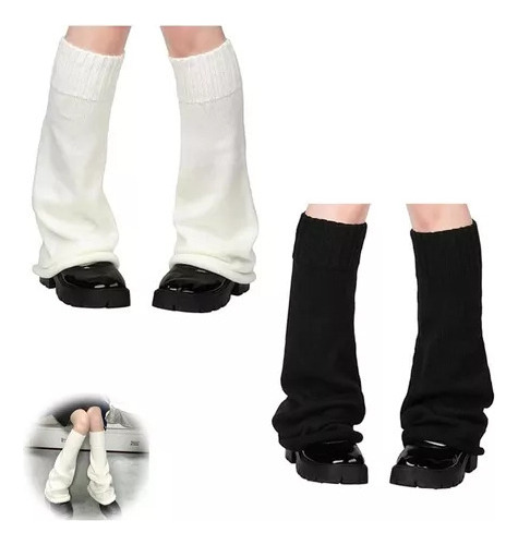 Calcetines De Punto Para Mujer, 2 Pares 1