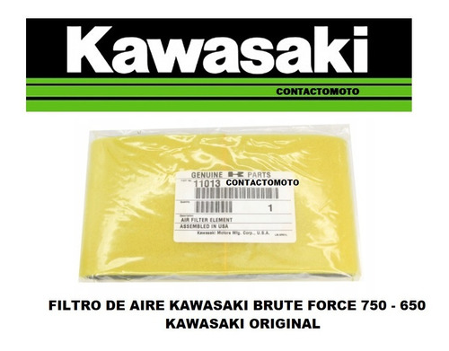 Filtro De Aire Brute Force 650/750 Kawasaki 4x4 Contactomoto