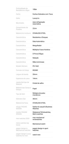 Relógio Automático Explorador Gmt, Formidável!