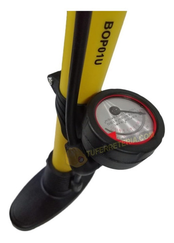 Bomba P/inflar Bicicleta Alta Presión 160psi Con Manómetro