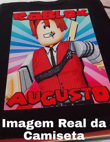 Camiseta Branca Infantil E Adulto Vitória Mineblox