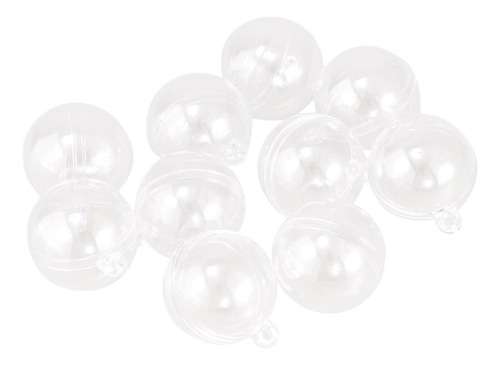 Jjzs Bolas De Plástico Transparente 6 Piezas