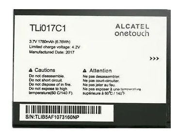 Bateria Pila Alcatel Ot4060 Ot4060a Tli017c1 Original Tienda