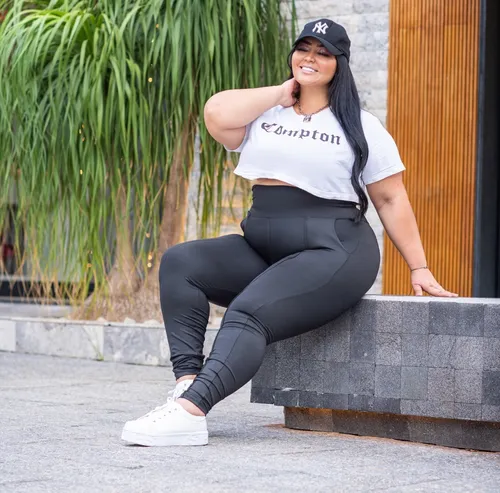 Kit 2 Calça Legging Plus Size Grossa Suplex Cintura Alta Bol