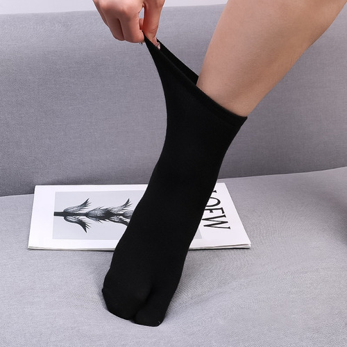 2 Pares De Calcetines Unisex Con Punta Tabi Para Kimono Y Sa