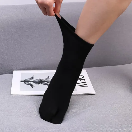 2 Pares De Calcetines Unisex Con Punta Tabi Para Kimono Y Sa