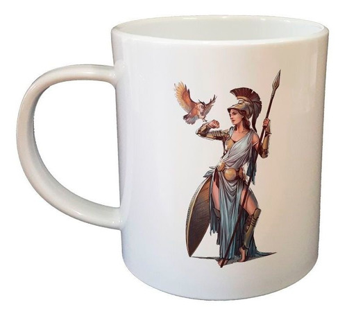 Taza De Plastico Atena Mitologia Griega