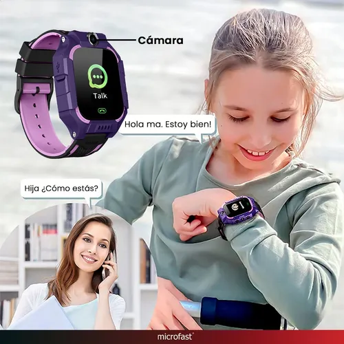 Smartwatch Reloj Inteligente Infantil Cámara Gps Chip S.o.s