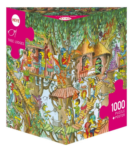 Puzzle Heye 1000  Tree Loddges