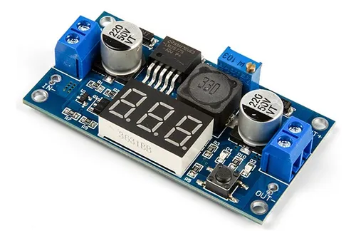 Módulo Touch Step-up Lm2577 Voltímetro 4-35v 2.5a Max Dc-dc