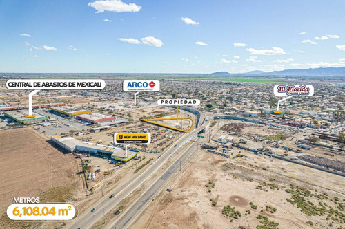 Terreno En Venta A Pie De Blvd Lazaro Cardenas En Mexicali, B.c.