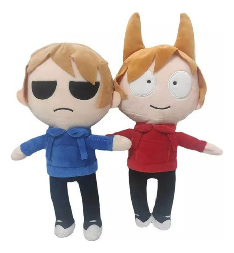 2pcs Eddsworld Tom Tord Muñeco Peluche Juguete Niños Regalo