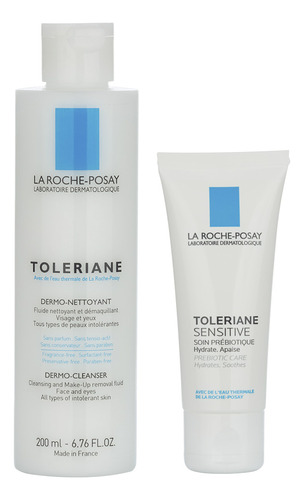 Combo La Roche Posay Toleriane Desmaquillante + Sensitive