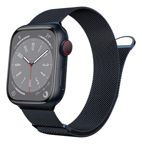 Correa De Metal Medianoche P/apple Watch Ultra 9 8 7 49/45mm