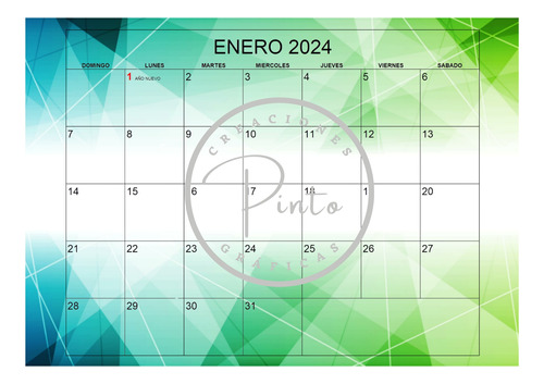 Calendario 2024 A3 Anillado