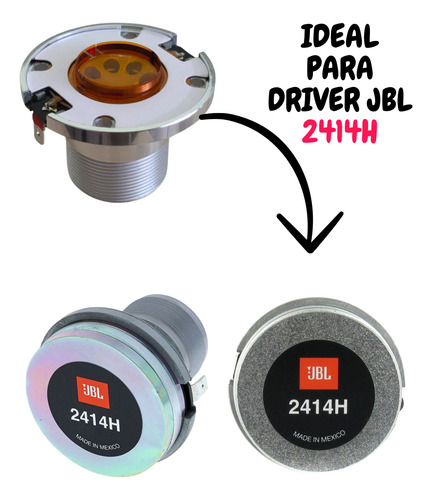 Diafragma Bobina Voz Driver Titanio Harden Ksd-5nvc 8 Ohms