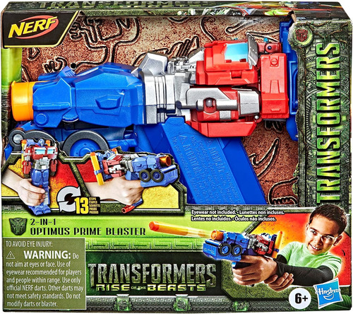 Transformers - Lanzador 2 En 1 De Optimus Prime