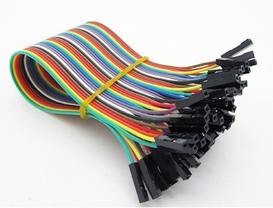 Cables Dupont 20cm 40p Hembra Hembra Para Modulos Arduino Ra