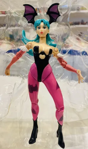 【トイビズ】MARVEL vs CAPCOM キャップ モリガン フィギュア③ Marvel Vs Capcom Clash Of Super Heroes Toy Biz Morrigan | MercadoLivre