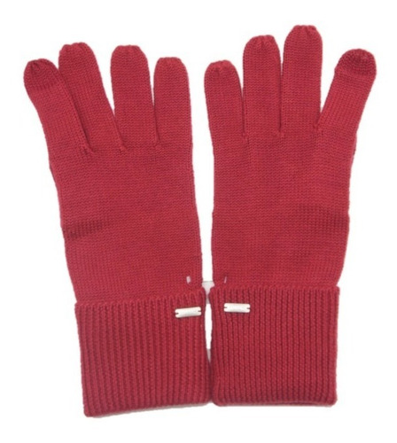 Guantes Coach Embossed Signature Knit Touch