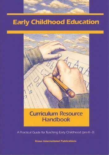 Early Childhood Education Curriculum Resource Handbook, De In-house Staff. Editorial Sage Publications Inc, Tapa Dura En Inglés