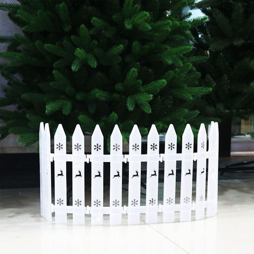 Decoración Navideña De Plástico Para Vallas De Árbol, Esquin