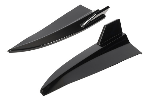 Difusor De Parachoques Trasero Negro, 1 Par, Lado Izquierdo
