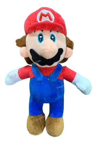 Peluche Mu eco Mario O Luigi Bros S per Mario Bros 22 Cm