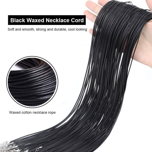 100pcs Cuerda Para Collares Cuerda De Collar Cuero Encerado