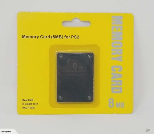 Imagen 2 de 6 de Memory Card 8 Mb Play2 Playstation 2 Ps2 Blister Sellado Envíos Garantía