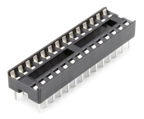 Kit 5 Piezs Base Socket Zocalo 28 Pines Conector Dip 28 Slim
