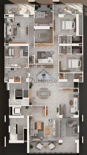 Apartamento En Venta En Lujosa Torre En Rincón Largo, Santiago Wpa125