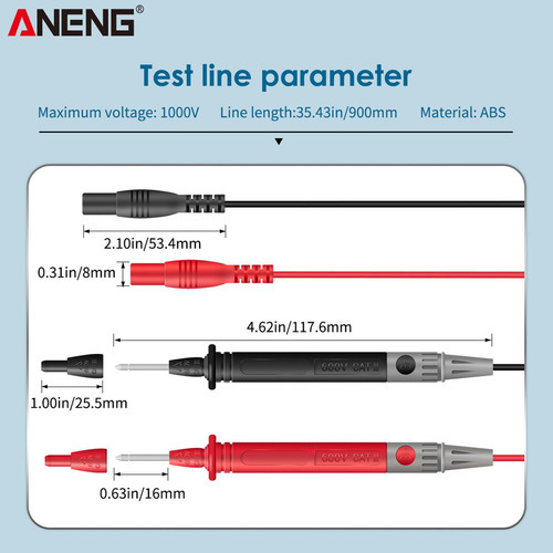 ... . Pinza Amperimétrica Aneng St211 6000 Counts Ac D