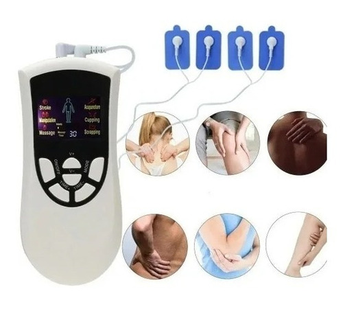 Terapia Digital Inteligente Com Voz - Acupuntura E Massagem Cor Branco Pilhas