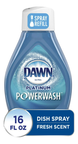 Dawn Platinum Powerwash Spray Lavaplatos Refill, 473ml