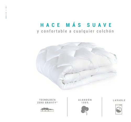 Sognare® 1 Cubre Colchón Extra Individual + 2 Almohada Suave
