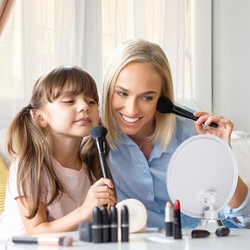 Espejo De Aumento Redondo Mirrorvana 10x Para Aplicar Maquil