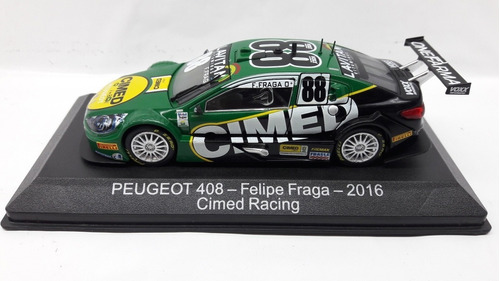 Auto Peugeot 408 Racing Stock Car Escala 1:43 Colección Ixo 