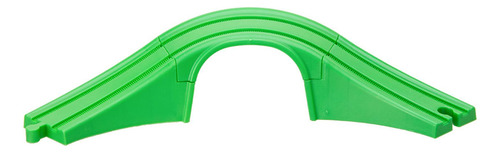 Vías Rectas De Madera, Figura De Puente Ferroviario Verde