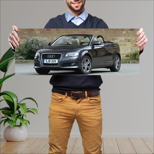 Cuadro 30x80cm Auto 2008 Audi A3 Cabriolet Uk 28 329