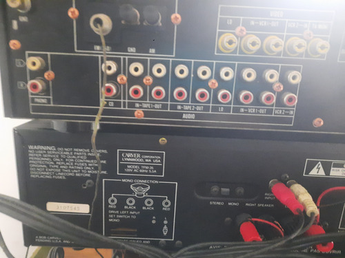 Amplificador E Pré Carver (Usado)