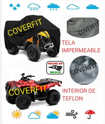 Funda Impermeable Para Cuatrimoto Honda Trx