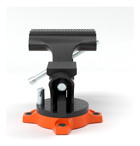 Tornillo De Banco 4.5 Pulg Con Base Giratoria 240° Y Yunque