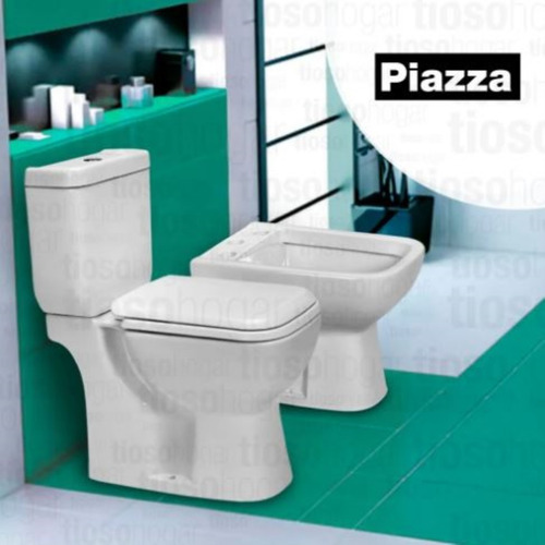 Imagen 5 de 10 de Combo Baño Sanitarios Loza Griferia Ibiza Lever Metal Cromo