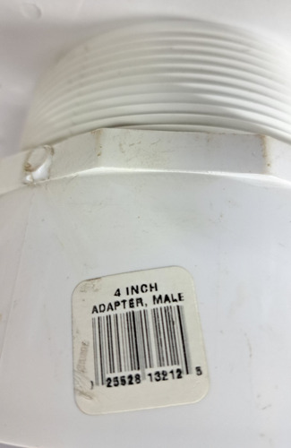 Conector Pvc 4 114mm Lasco Sched 40 Macho Rosca Hembra Pega