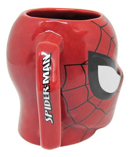 Imagem 3 de 6 de Caneca 3d Spiderman Homem Aranha Avengers Vingadores Marvel