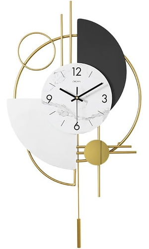 Homary Modern - Reloj De Pared Grande Decorativo De 16.5 Pul